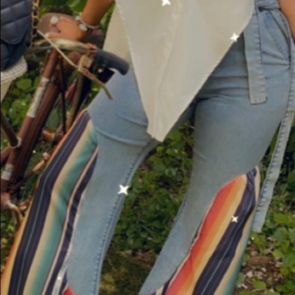 Jean / wide leg color brand new pants.